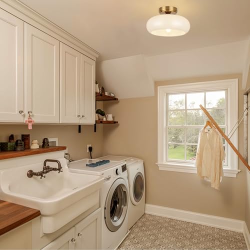 Small Semi Flush Mount Ceiling Light Fixture