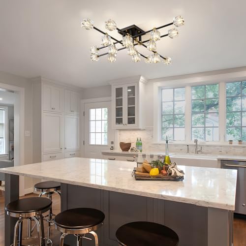 Crystal Sputnik Ceiling Light Fixture
