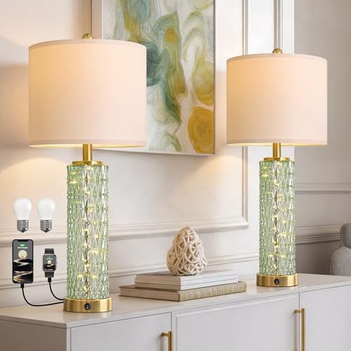 27.75" Modern Table Lamps Set of 2 (2 Count)