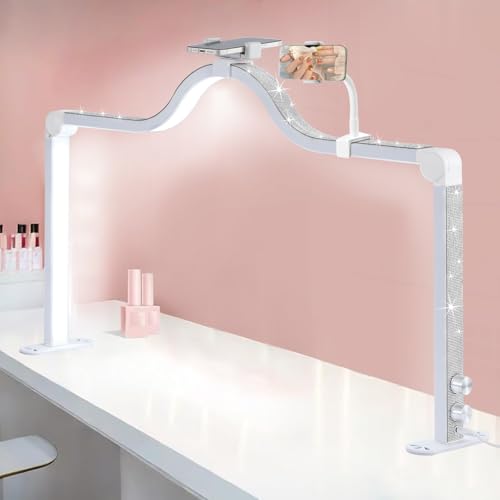 Nail Lamp with Dual Phone Holder