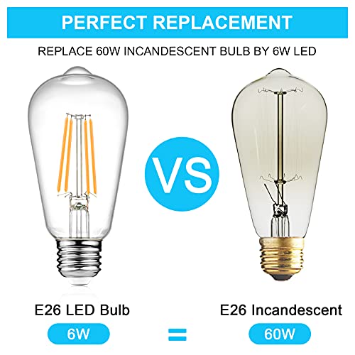 Vintage LED Edison Bulbs (4 Count)