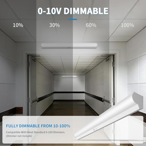 4FT LED Stairwell Light Fixture with Motion Sensor