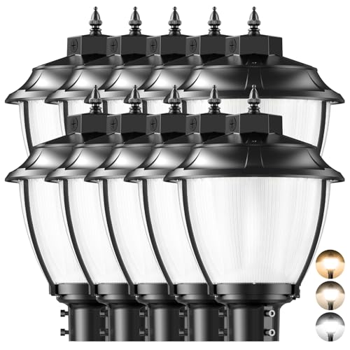 10Pack LED Post Top Light 100W (12.6 Inch)