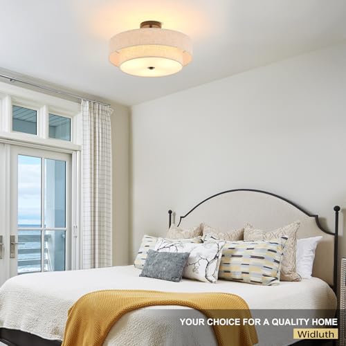 Modern Semi Flush Mount Ceiling Light 18" Modern 3