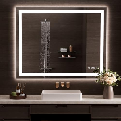50"X40" LED Bathroom Mirror with Lights