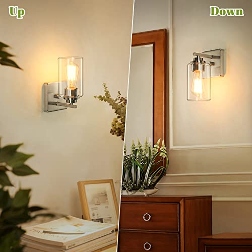 Set of 2 Wall Sconces for Bathroom (2 Count)