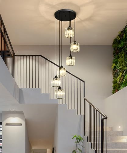 Long Chandeliers for High Ceilings (6 Count)