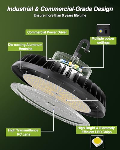 100W Super Bright UFO LED Shop Lights