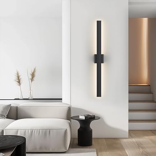 Aluminum 39 in Long Outdoor Wall Light Fixture