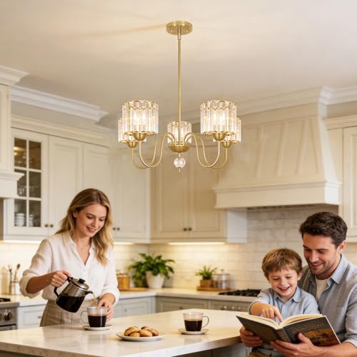 27'' Gold Chandeliers for Dining Room