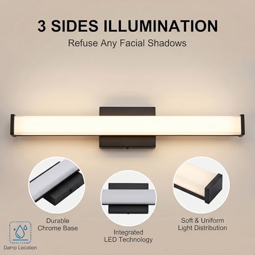 24" Modern LED Bathroom Light Fixtures (24 Count)