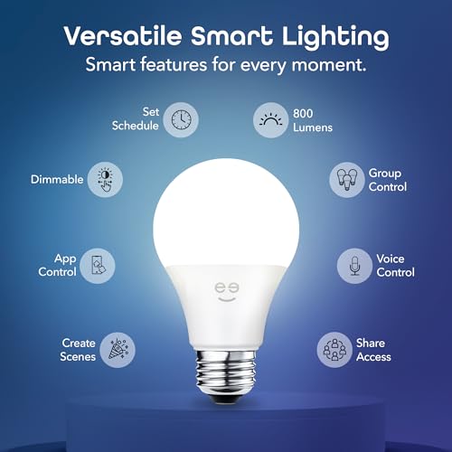 Smart LED Light Bulb A19 Wi (3 Count)