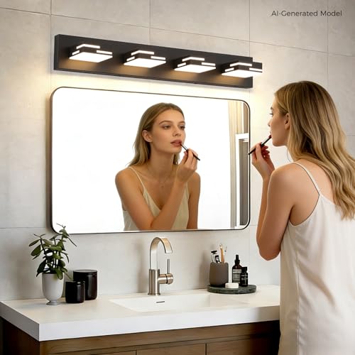 4 Light 5CCT Modern Bathroom Vanity Light Fixtures