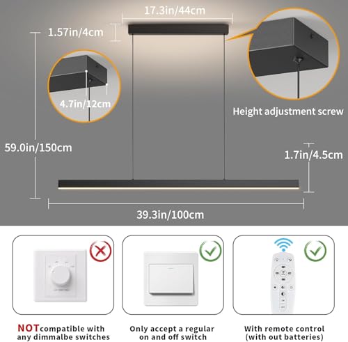 Modern LED Pendant Lights Kitchen Island