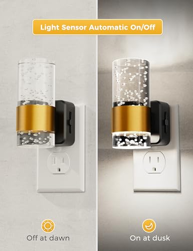 Night Light Decorative Night Lights Plug into Wall (2 Count)