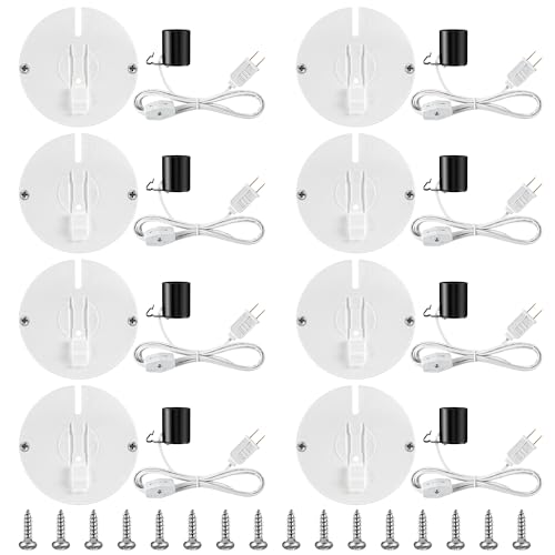 8 Set Blow Mold Light Kit E26 E27 Socket