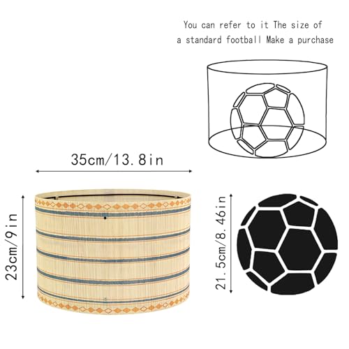 Rustic lamp shade Art decorative Colorful Minimalist Geometric 13.8x9Inch