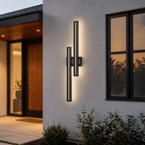 39 Inch Aluminum LED Outdoor Wall Lights 3000K