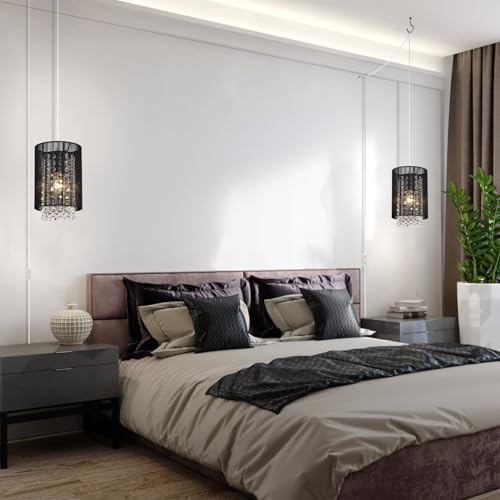 Plug in Chandelier Light with Cord and On