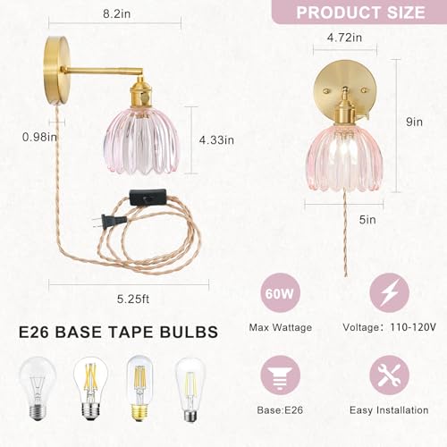 Plug in Wall Sconce