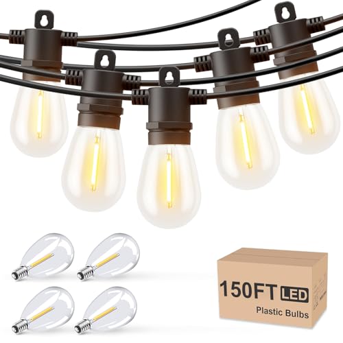 Outdoor String Lights 150 FT (150 Foot)