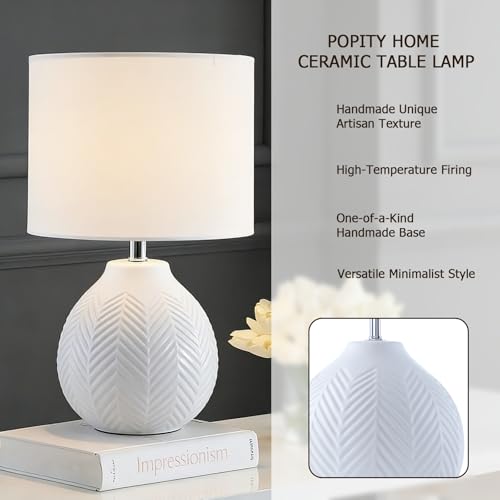 18.5" Ceramic Table Lamps Set of 2 (2 Count)
