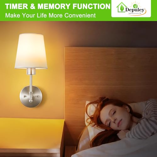 Battery Operated Wall Sconce (2 Count)