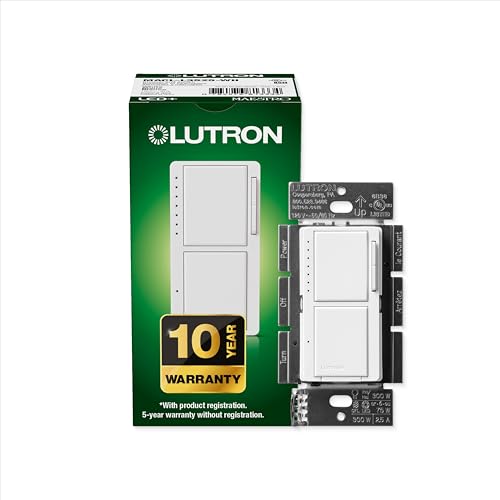 Maestro LED+ Dual Dimmer and Switch