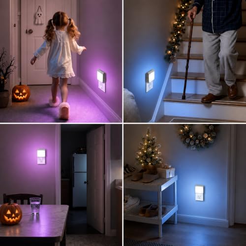 6 Packs Dimmable LED Night Lights Plug into Wall
