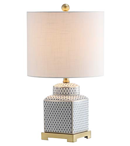 Cleo 21.5" Ceramic Metal Ginger Jar Table Lamp