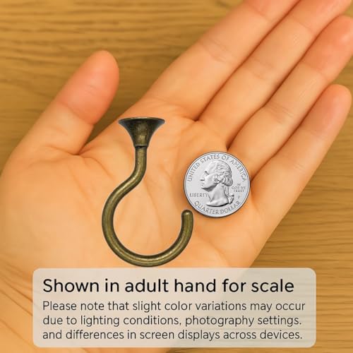 Large Swag Ceiling Hooks Heavy Duty Swag Hook with Hardware for Hanging Plants Ceiling Installation Cavity Wall Fixing