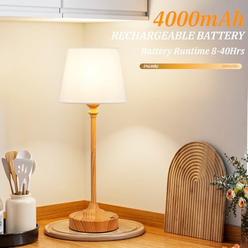 Cordless Table Lamps Rechargeable Set (2 Count)