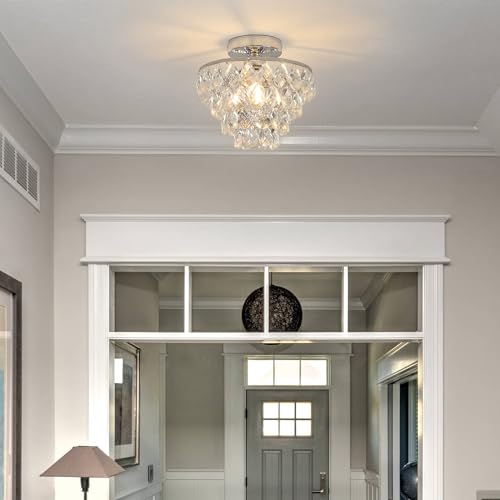 Mini Crystal Chandelier Ceiling Light Small