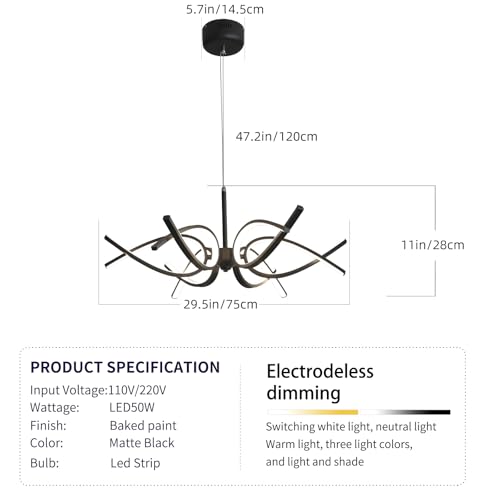 Modern LED Ceiling Light Fixture
