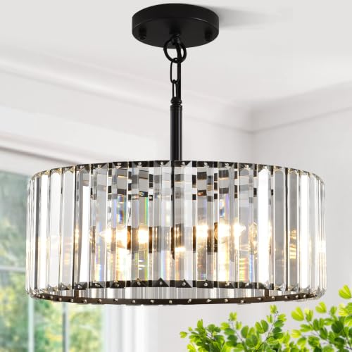 15" Modern Crystal Chandelier for Dining Room
