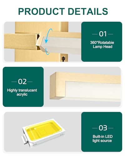 32 Inch Bathroom Vanity Light Fixtures
