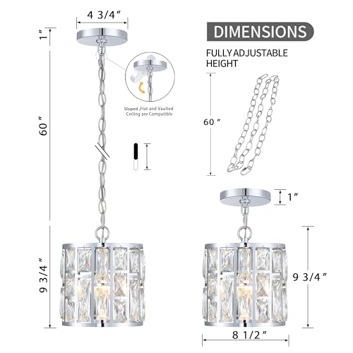 Modern Crystal Pendant Light