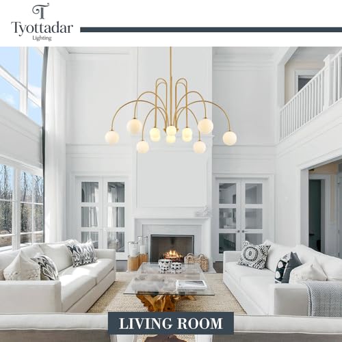 L52’’ Gold Sputnik Chandelier 12