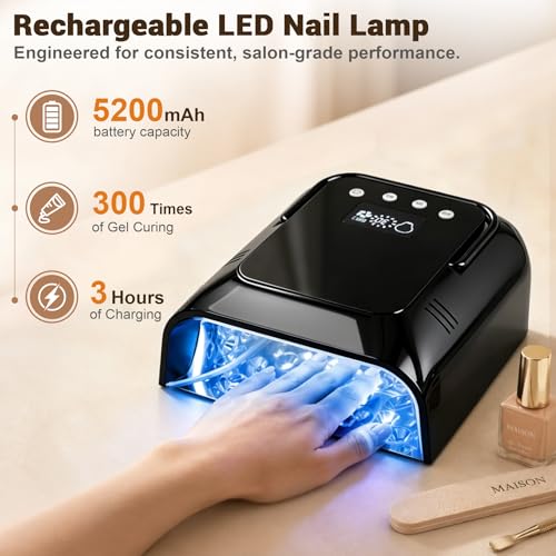 Rechargeable UV LED Nail Lamp Cordless