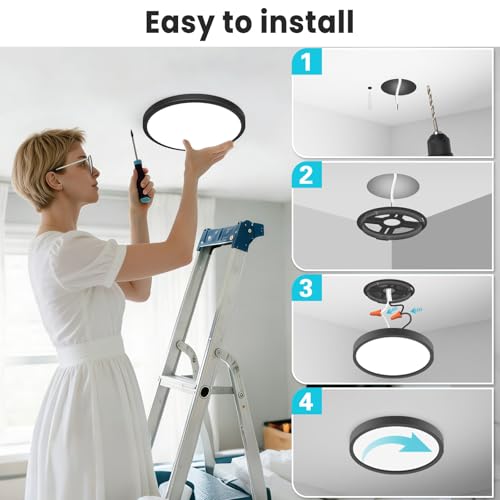 7 inch Flush Mount LED Ceiling Light Fixture (6 Count)