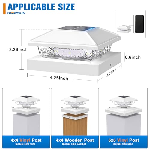 Solar Post Cap Lights (12 Count)