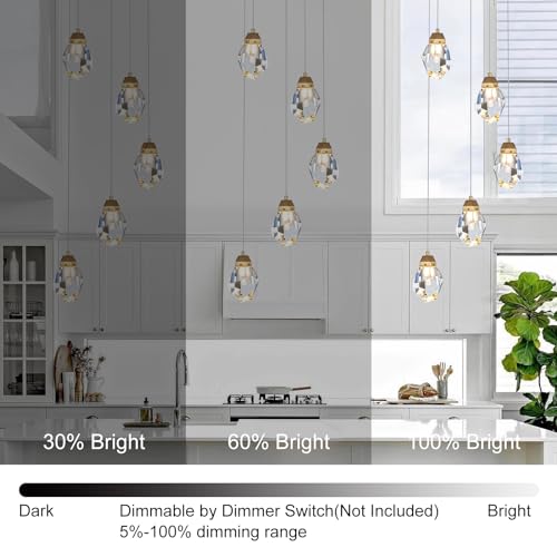 5 Light Crystal Chandelier