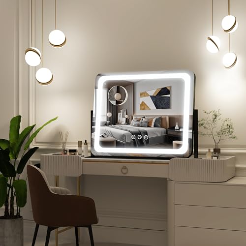Vanity Mirror with Lights 22"x17"