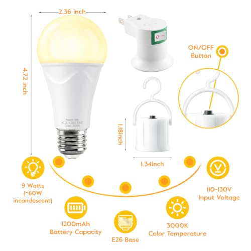 Rechargeable Light Bulbs (10 Count)