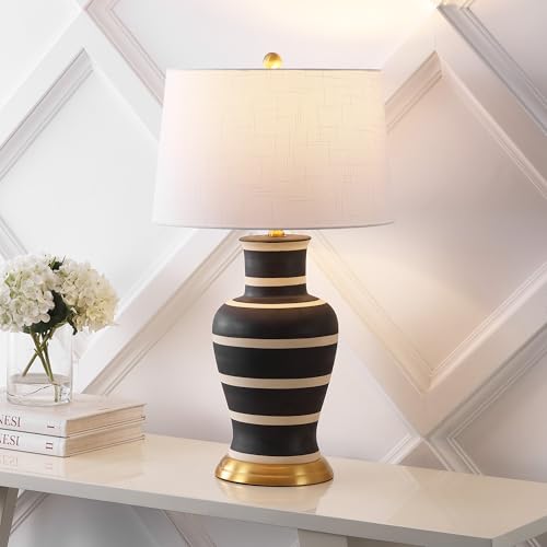 Julian Classic Ceramic Urn Metal LED Table Lamp 29"