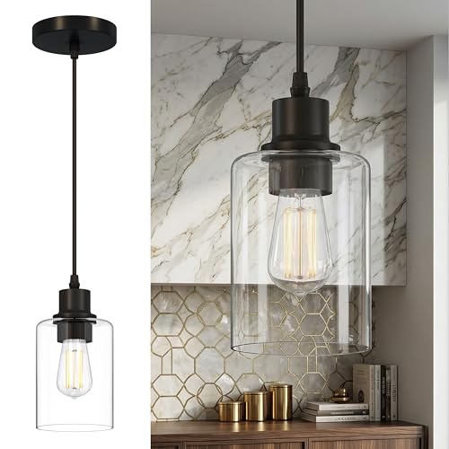 Black Pendant Lights Kitchen Island