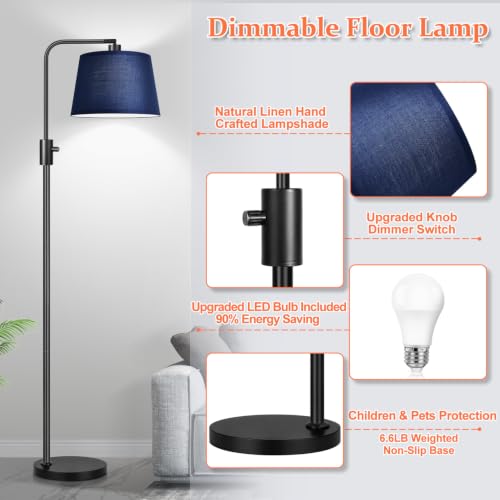 Upgraded】 Dimmable Floor Lamp