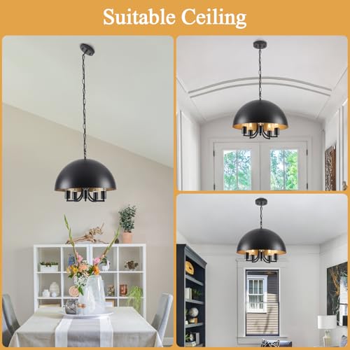 Black Ceiling Light