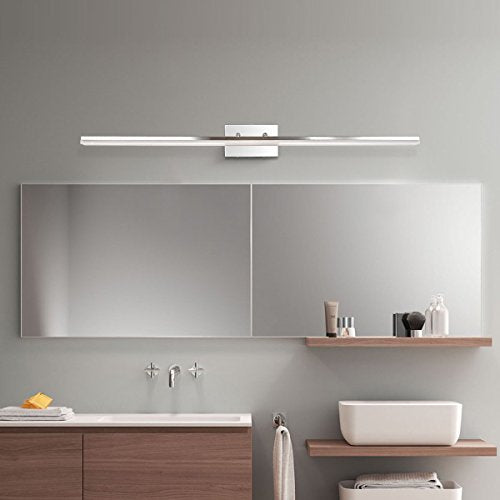 48in Modern LED Vanity Lights for Bathroom Chromed
