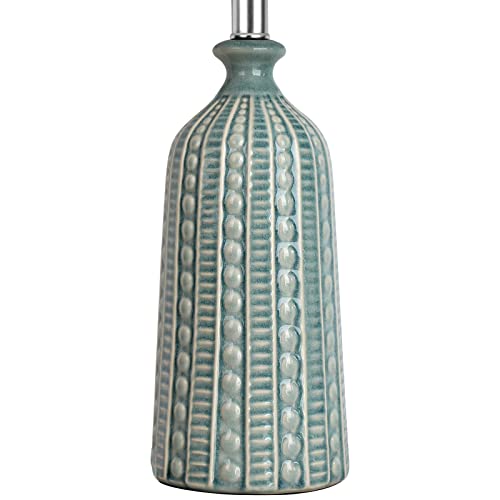 Green Ceramic Table Lamp 24.5"